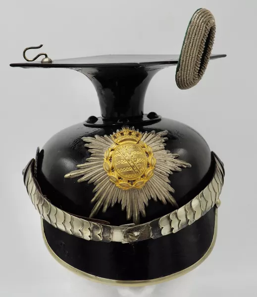 Saxon 21st Uhlan Regt. Officers Tschapka Visuel 1 principal